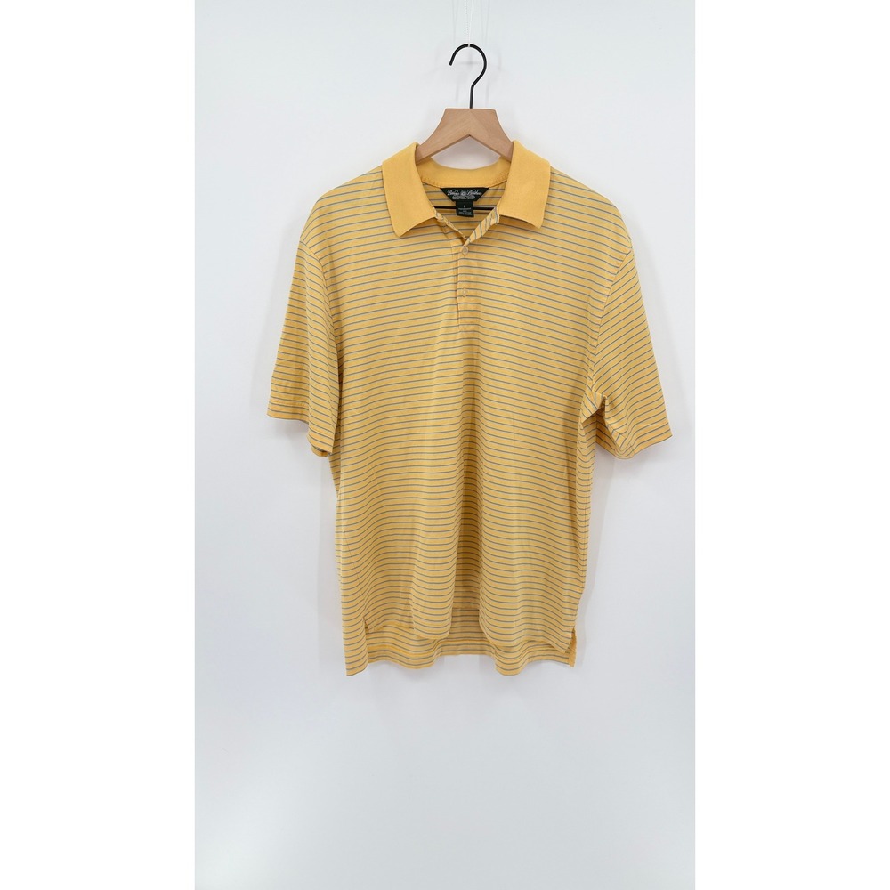 Brooks Brothers Country Club Performance Polo Shirt Men L Preppy Golf Old Money